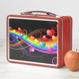 Herz und Wirbel Metall Lunch Box