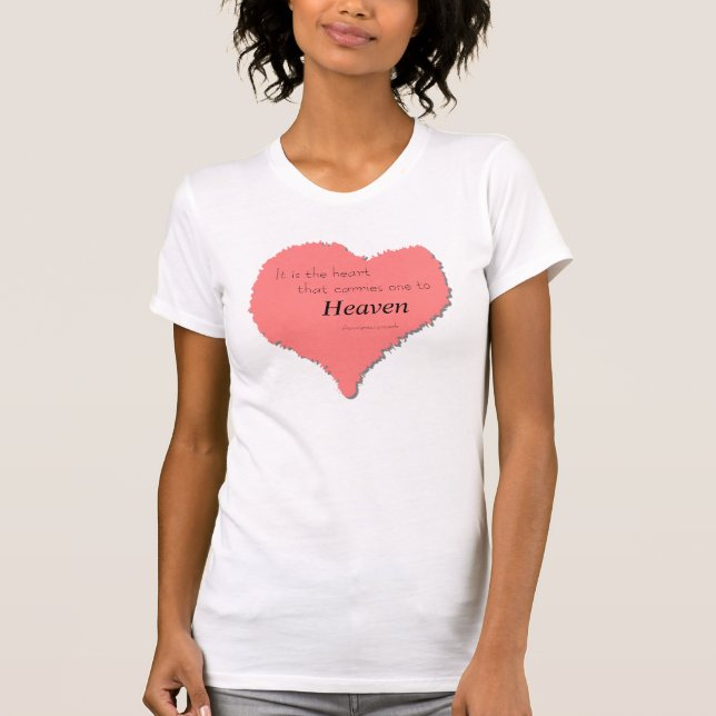 Herz-und Zitat-T - Shirt (Vorderseite)