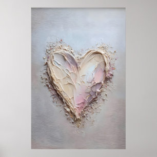 Herz Valentinstag Druck, Valentinstag Frühling Poster