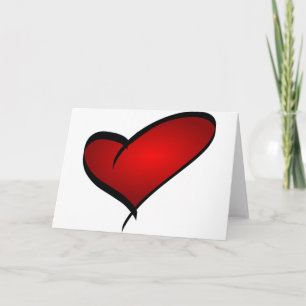Herz-Valentinstag-Gruß-Karte Feiertagskarte