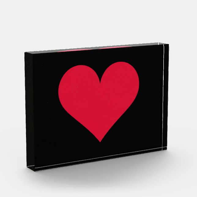 Herz Valentinstag Liebe Herz Fotoblock (Links)