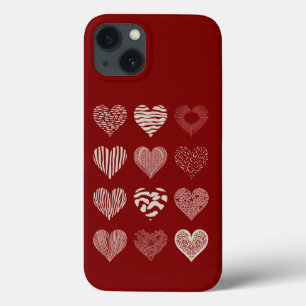 Herz Valentinstag Neun Herzen Valentinsliebe Case-Mate iPhone Hülle