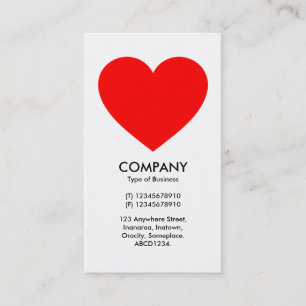 Herz Visitenkarte