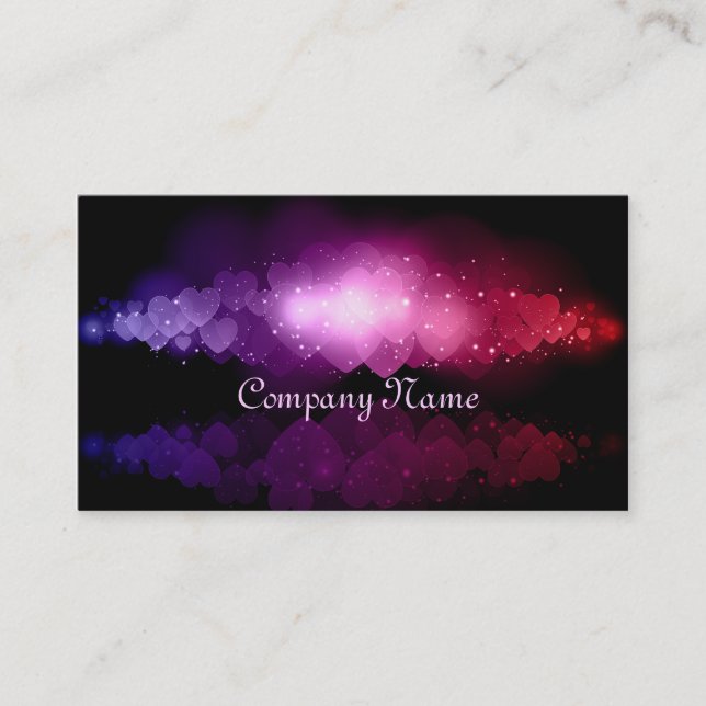 Herz-Visitenkarte Visitenkarte (Vorderseite)