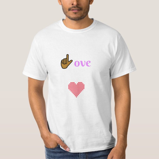 Herz voller Liebe T-Shirt (Vorderseite)