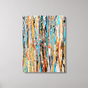 Herz von Gold 18 x 24 Wrapped Canvas Leinwanddruck