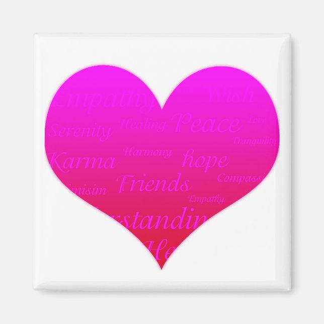 Herz von Hope Magnet (Vorne)