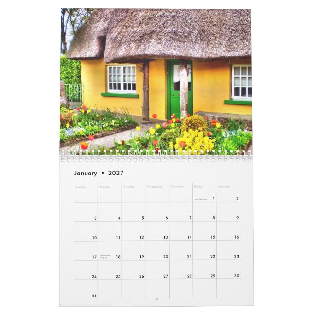 Herz von Irland-Kalender Kalender (Jan 2027)