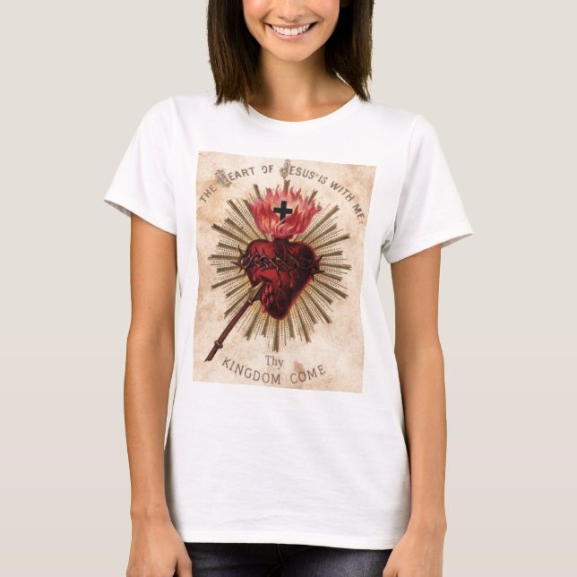 Herz von Jesus (klein) T-Shirt (Vorderseite)