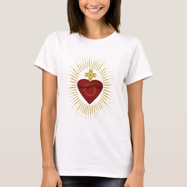 Herz von Jesus T-Shirt (Vorderseite)