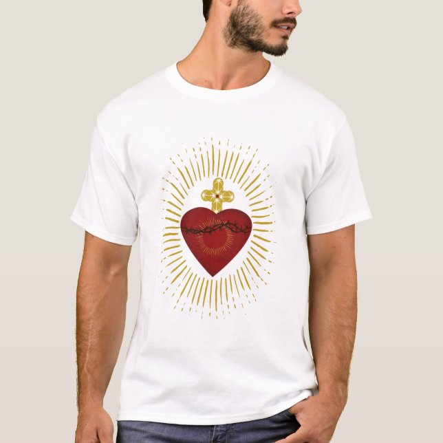 Herz von Jesus T-Shirt (Vorderseite)