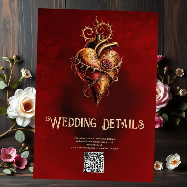 Herz von Leidenschaft, Romantik und Liebe. Begleitkarte (Von Creator hochgeladen)