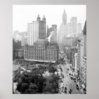 Herz von New York City: 1908 Poster