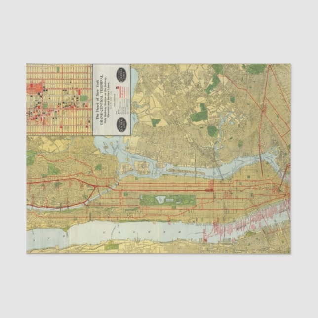 Herz von New York Seidenpapier (Vorderseite)