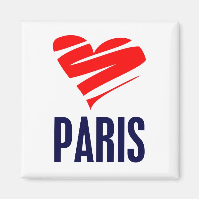 Herz von Paris Magnet (Vorne)