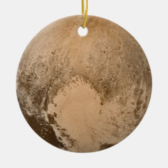 Herz von Pluto Keramik Ornament (Vorne)