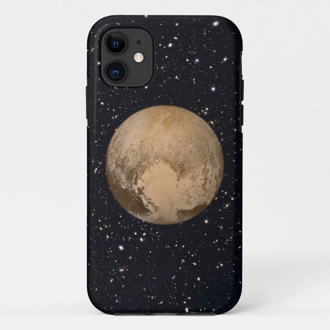 Herz von Pluto Starry Sky Case-Mate iPhone Hülle (Rückseite)