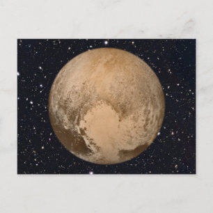 Herz von Pluto Starry Sky Postkarte