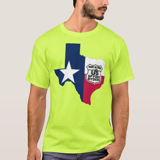 Herz von Texas Chapter - RWB Staat T-Shirt (Vorderseite)