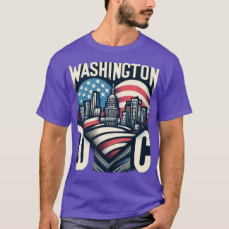 Herz von Word Washington DC T-Shirt