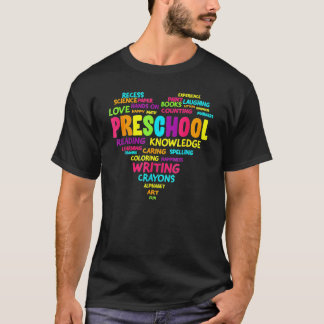Herz Vorschulteam Lehrer Schüler Zurück zur Schule T-Shirt