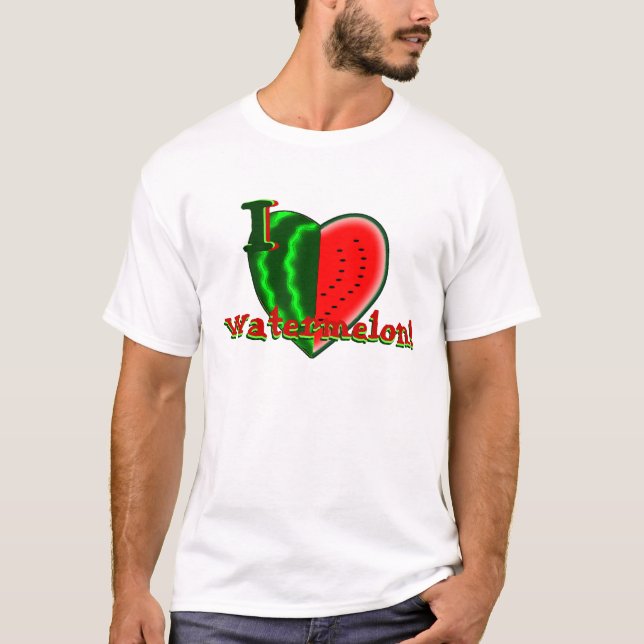 (Herz-) Wassermelone I T-Shirt (Vorderseite)