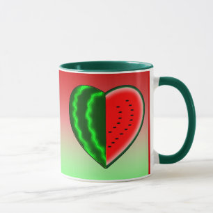 (Herz-) Wassermelone I Tasse