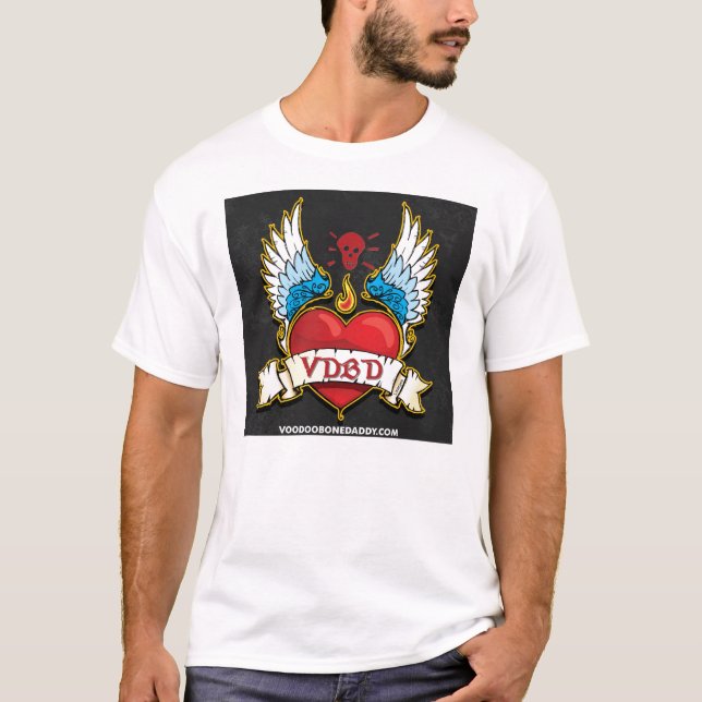 Herz wings T-Stück T-Shirt (Vorderseite)