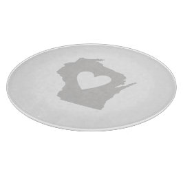 Herz Wisconsin Schneidebrett