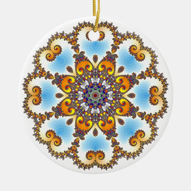 "Herz"-Wunsch Keramikornament (Vorne)