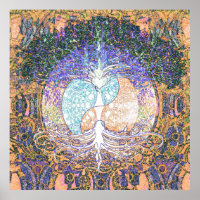 Herz, Yang, Baum des Lebens von Amelia Carrie