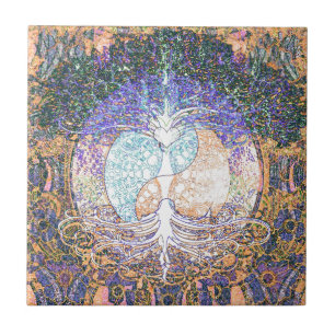 Herz, yin Yang, Baum des Lebens durch Amelia Fliese