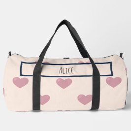 Herz Zeichne ich Individuelle Name Duffle Bag