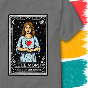 Herz Zentrum Mutter Kosmische Kunst Tarotkarten St T-Shirt