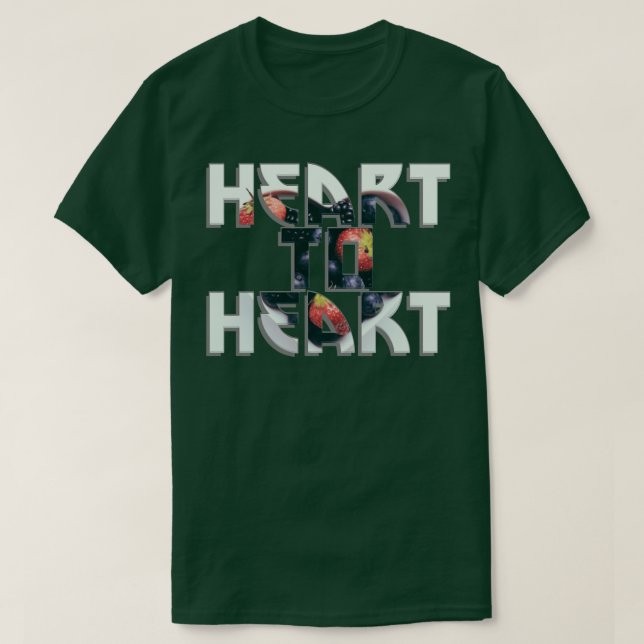 Herz zu Herz 1 T-Shirt (Design vorne)