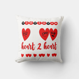 Herz-zu-Herz Kissen