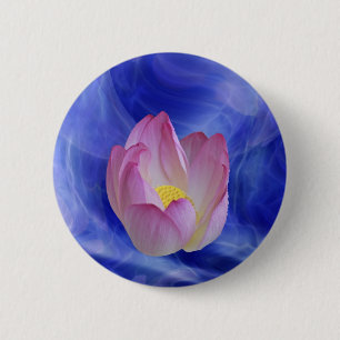 Herz zur Herzlotos-Blume Button