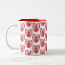 Herz Zweifarbige Tasse