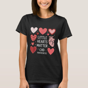 Herzanatomie Valentine Little Heart Chd Bewusstsei T-Shirt