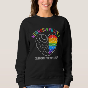 Herzautismus Die Neurovielfalt feiert das Spektrum Sweatshirt