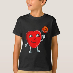 Herzbasketball Valentinstag Niedlich Sport T-Shirt