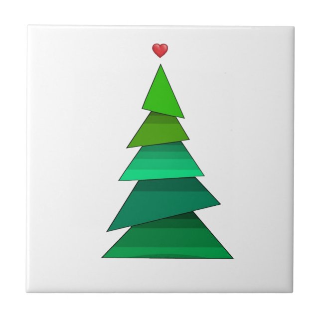 Herzbaum Fliese (Vorderseite)