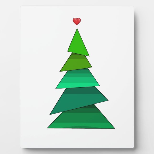 Herzbaum Fotoplatte (Vorderseite)