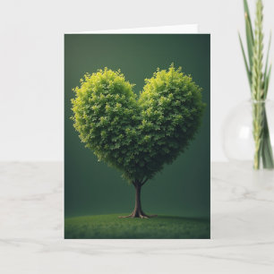 Herzbaum-Liebensnatur-Kunstkarte Karte