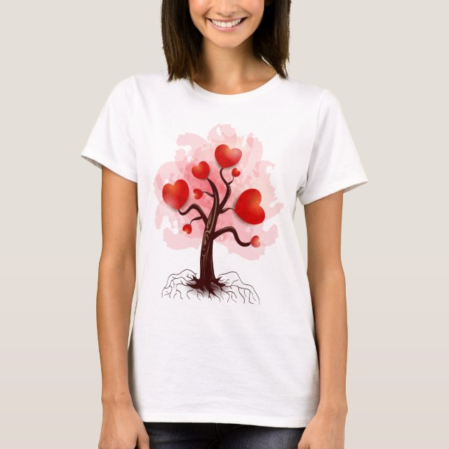 Herzbaum T-Shirt (Vorderseite)
