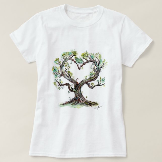 Herzbaum T-Shirt (Design vorne)