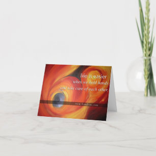 Herzberührende Sympathiekarte Karte