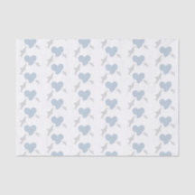 Herzbisse und Haie | Babyduschpapier