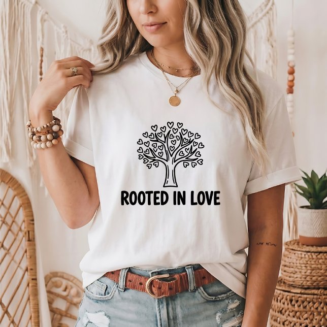 Herzblatt-Baum SVG T-Shirt Grafik Tee (Von Creator hochgeladen)