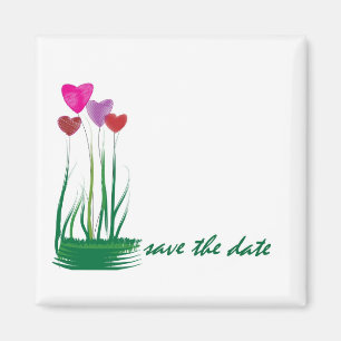 Herzblumen! Magnet